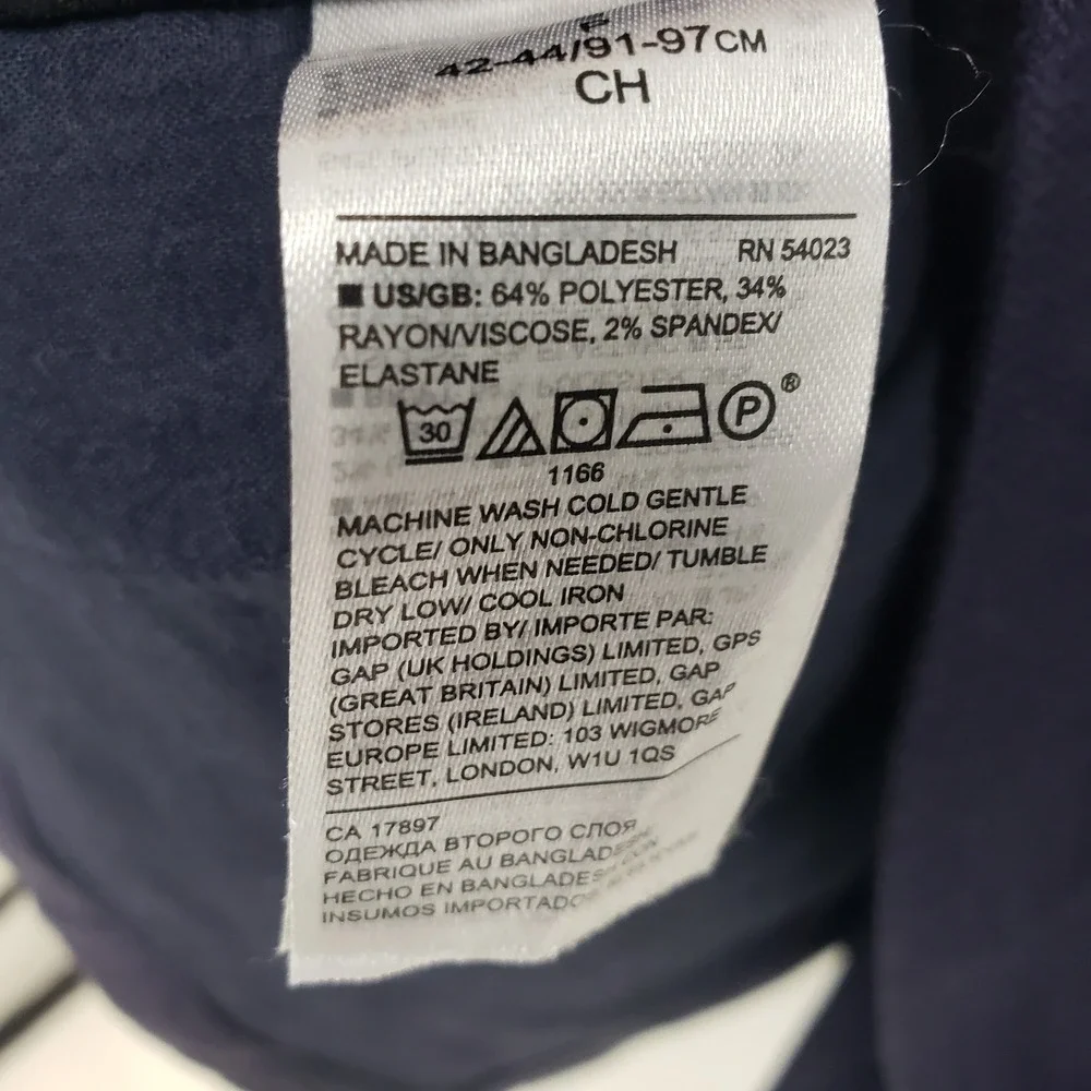 Banana Republic Navy Blue Shirt Jacket Mens Size Small Utility Shacket Pockets